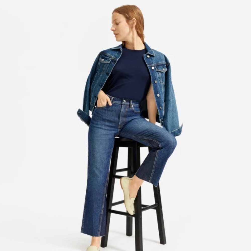 Everlane The Cheeky Bootcut Jean Classic Blue Wash 25 - NWOT